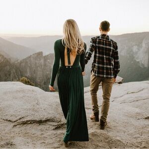 Free People Beach Tie Back Maxi Dress